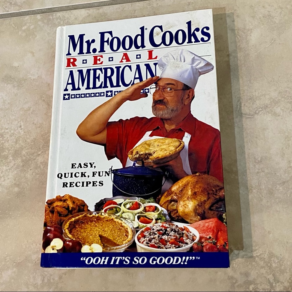 Mr. Food Cooks Real American Hardcover Cookbook